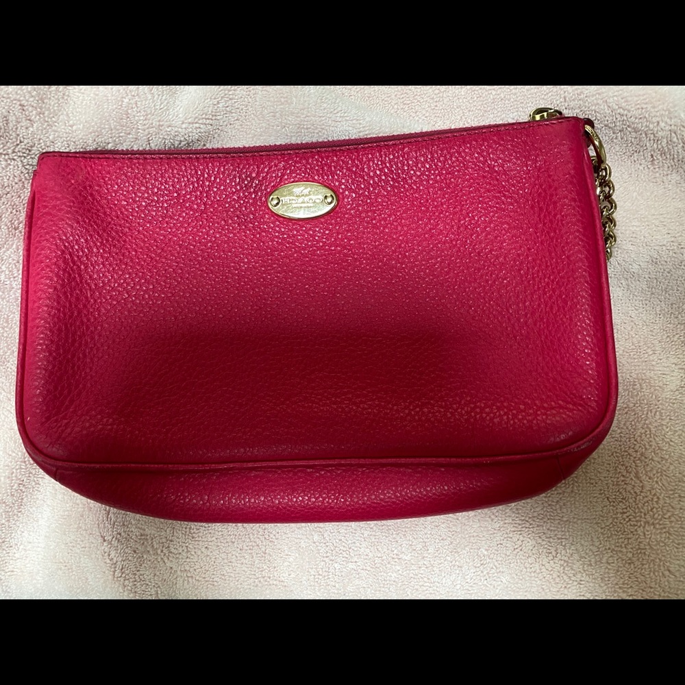Hot pink Coach